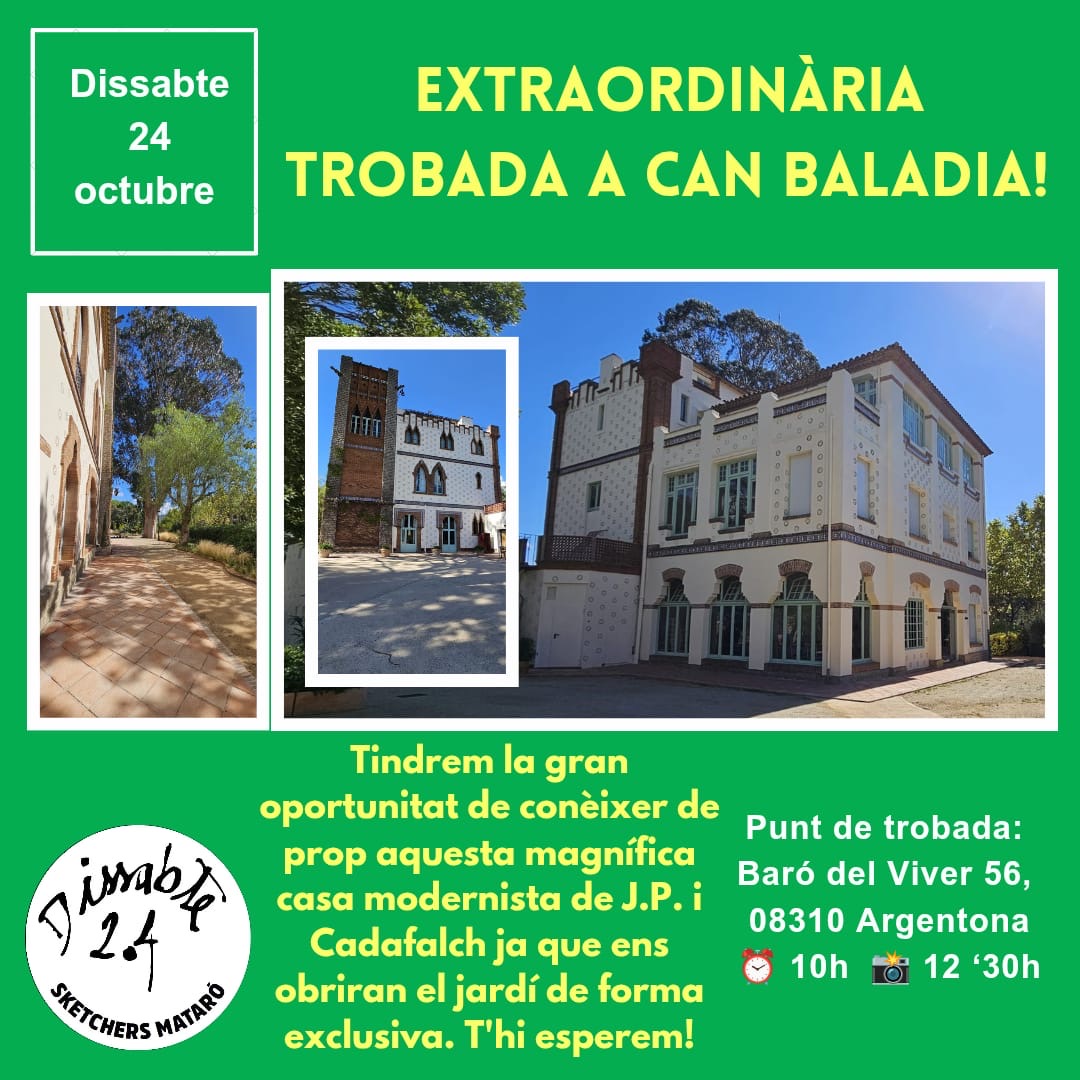 Dissabte 2.4. Can Baladia. Argentona