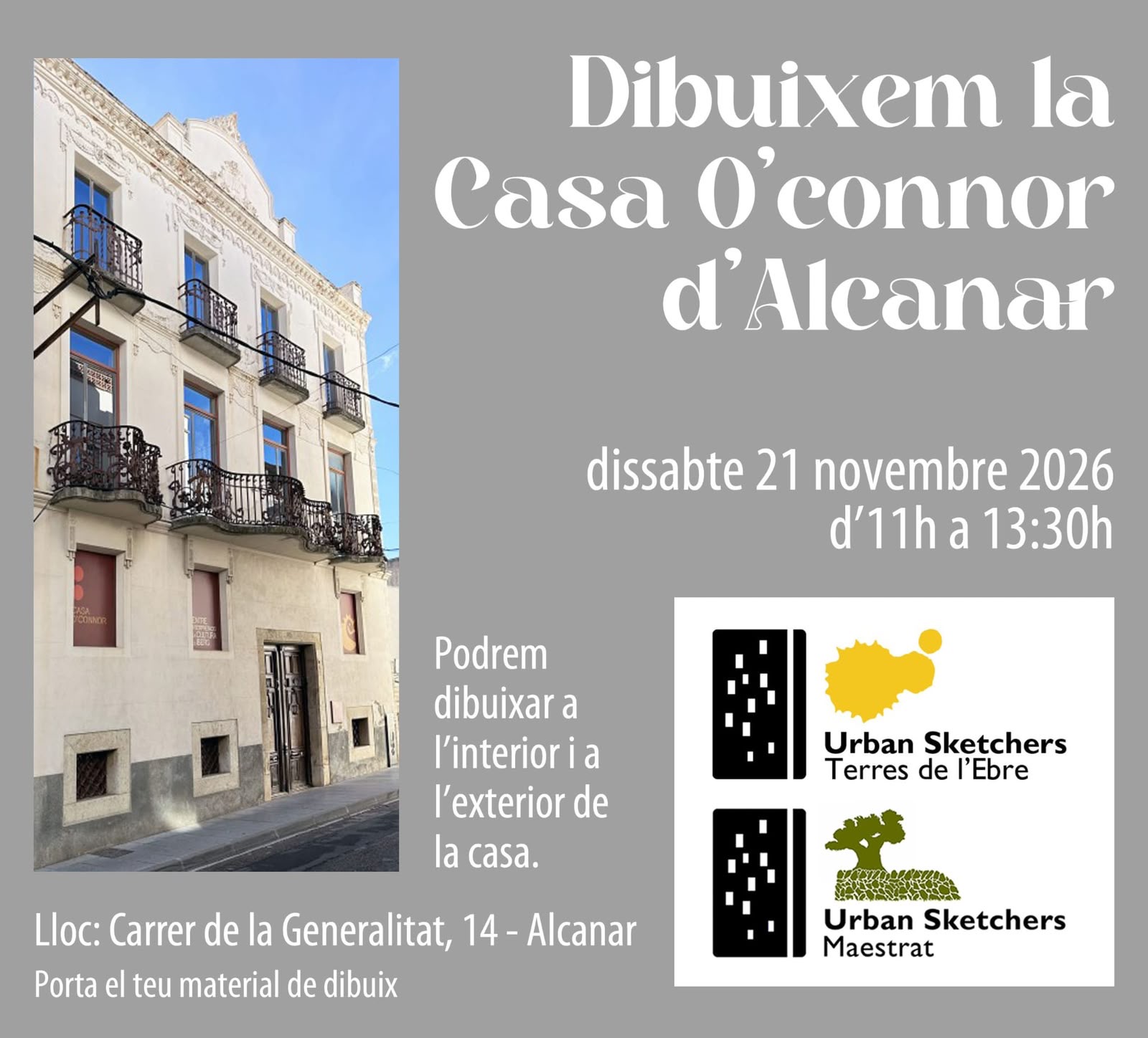 USk Terres de l’Ebre i USk Maestrat. Casa O’Connor. Alcanar