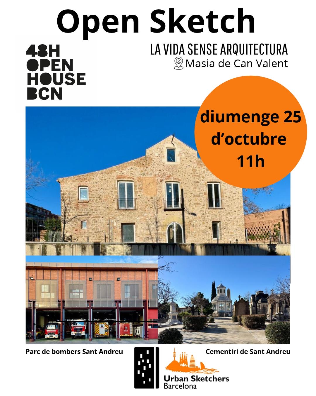 USk Barcelona 48h Open House BCN. Masia de Can Valent