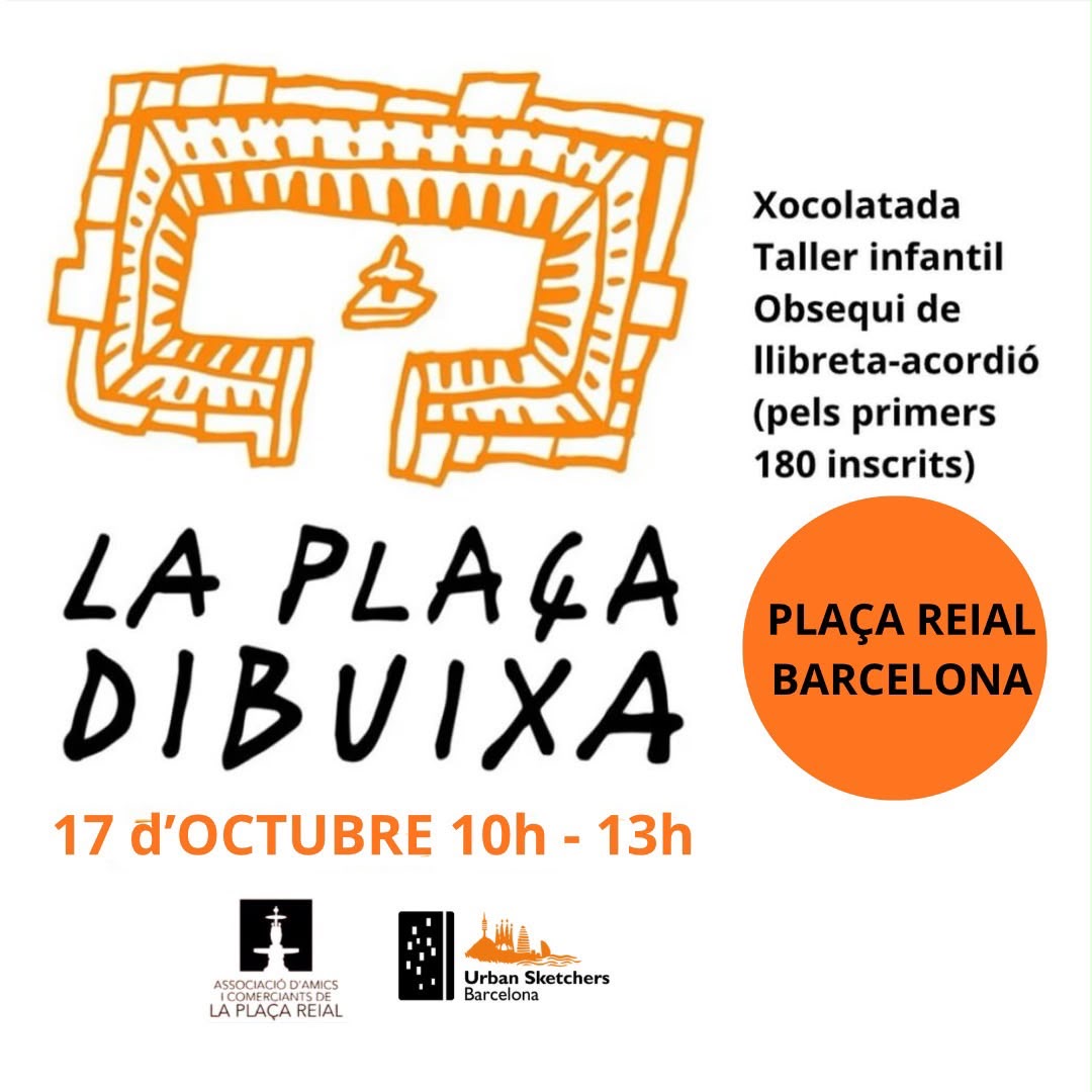 USk Barcelona. La plaça Dibuixa. Plaça Reial